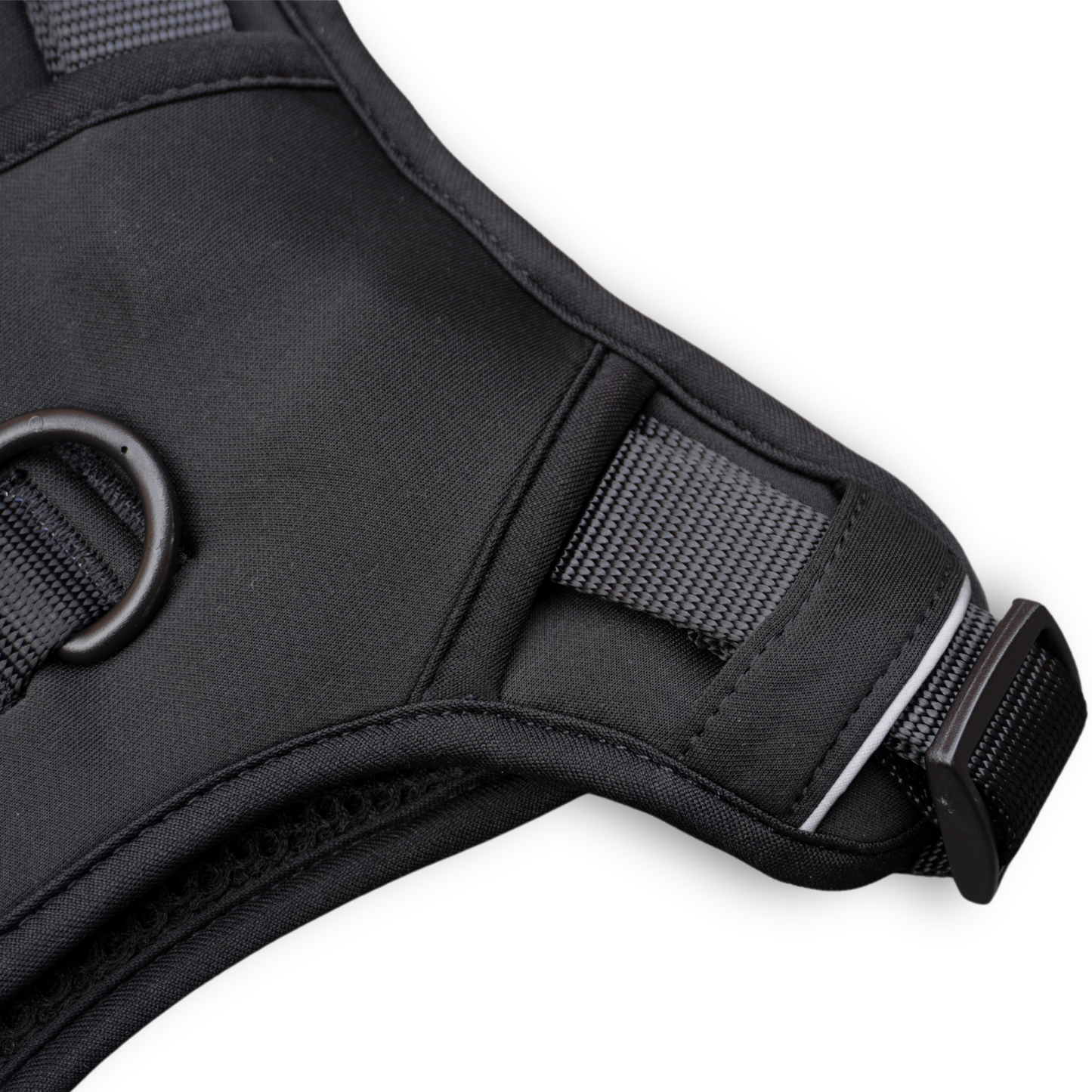 Pack Arnés Flex + Correa Estándar (3-5 metros) - Negro