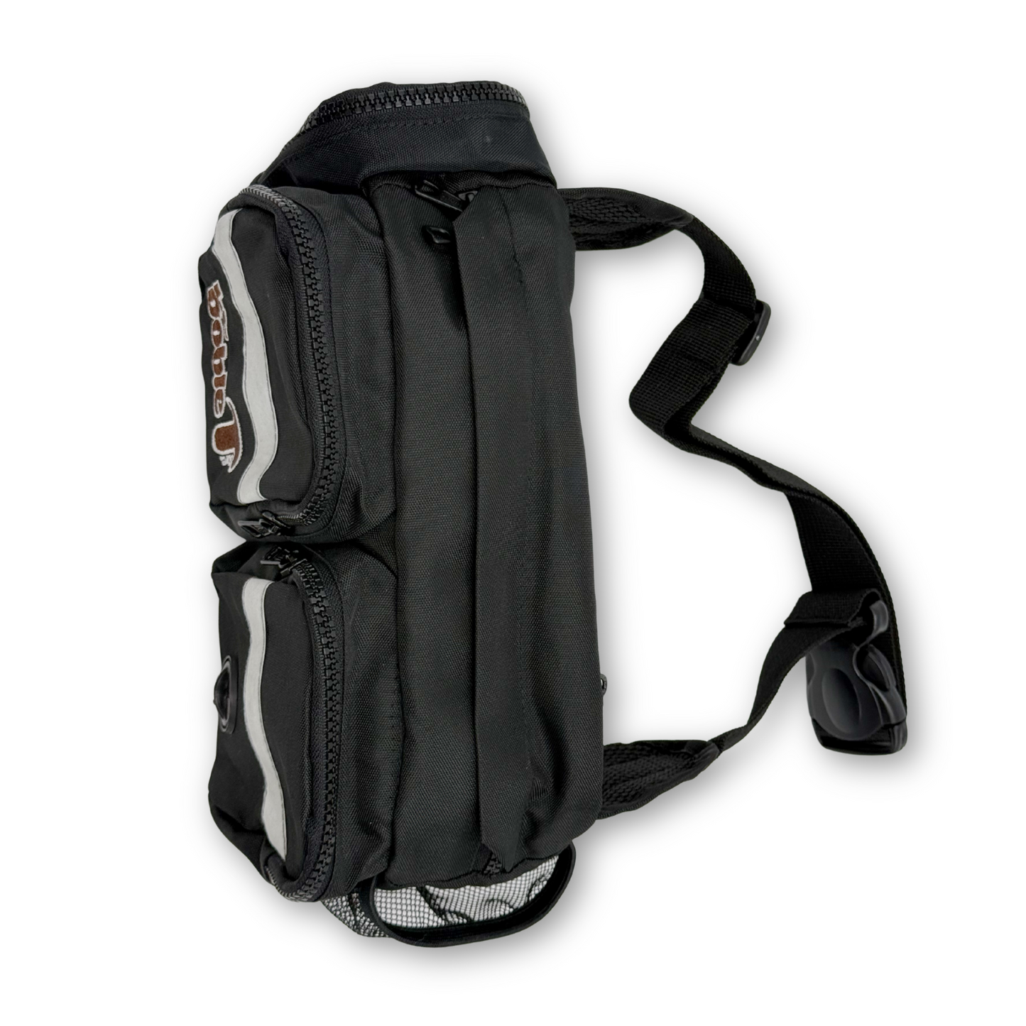 Pack Canguro Doble T + Arnés Nova + Correa Grip - Azul